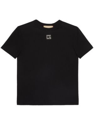 Gucci plain cheap black t shirt