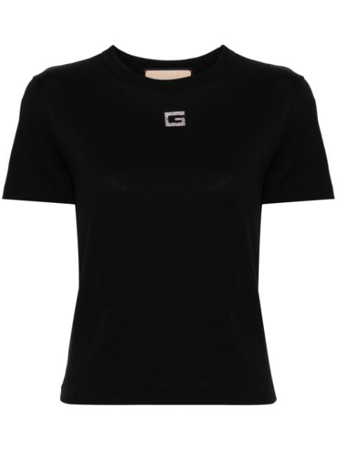 Gucci crystal-embellished cotton T-shirt