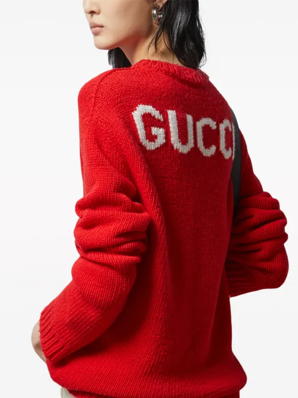 Gucci 2025 red jumper