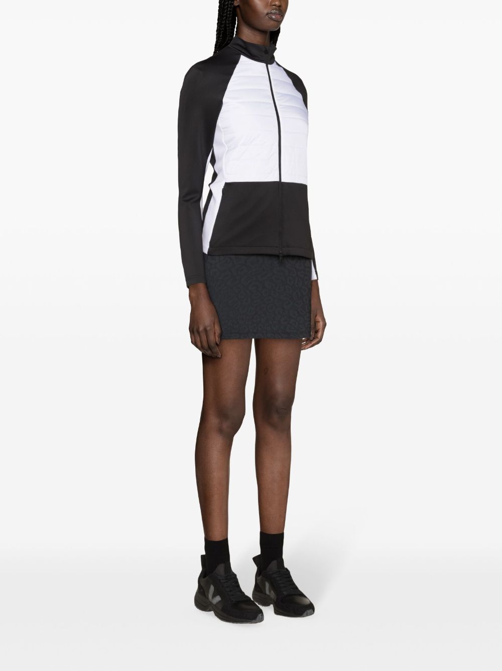 Shop J. Lindeberg Lourdes Hybrid Panelled Jacket In White