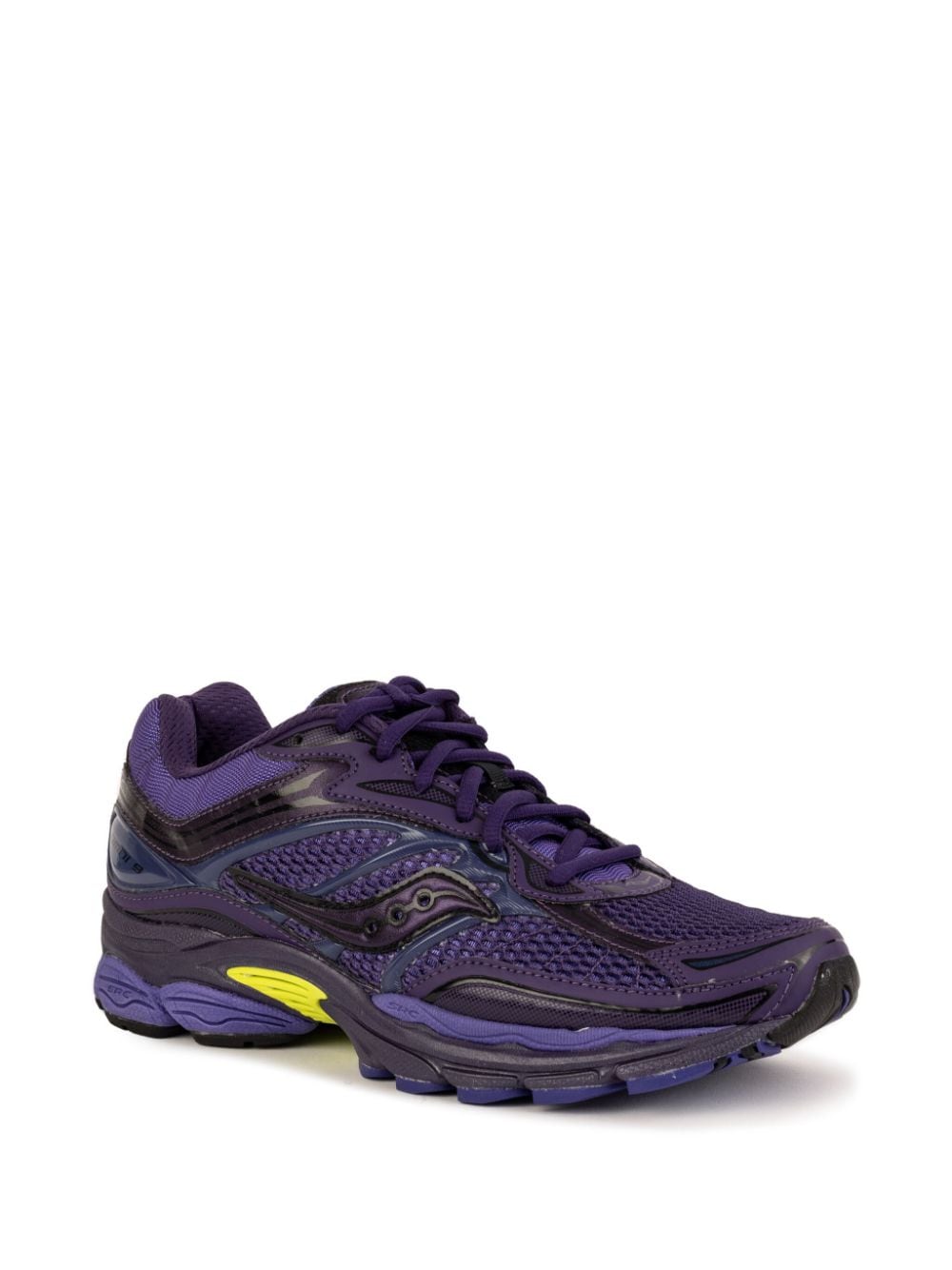 Shop Saucony Progrid Omni 9 Panelled Sneakers In Purple