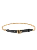 Gucci GG Marmont chain belt - Black