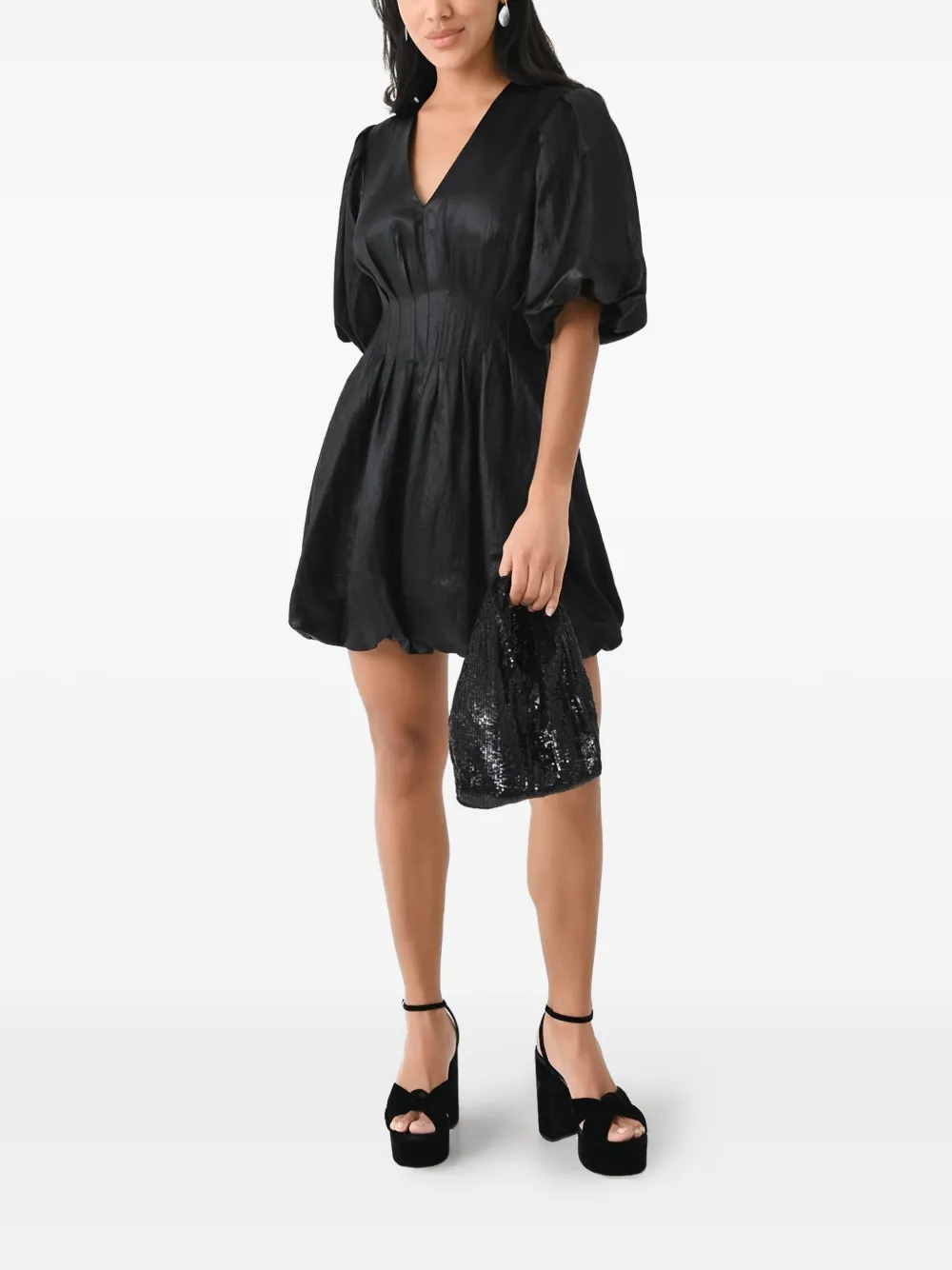 Simkhai Luisa mini dress - Zwart