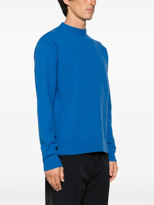 【送料&関税込】Jil Sander Midnight Blue Wool Sweater Jil Sander Blue Sweaters & Knits | Shopbop
