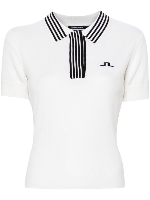 J.Lindeberg Lucie fine-knit polo shirt