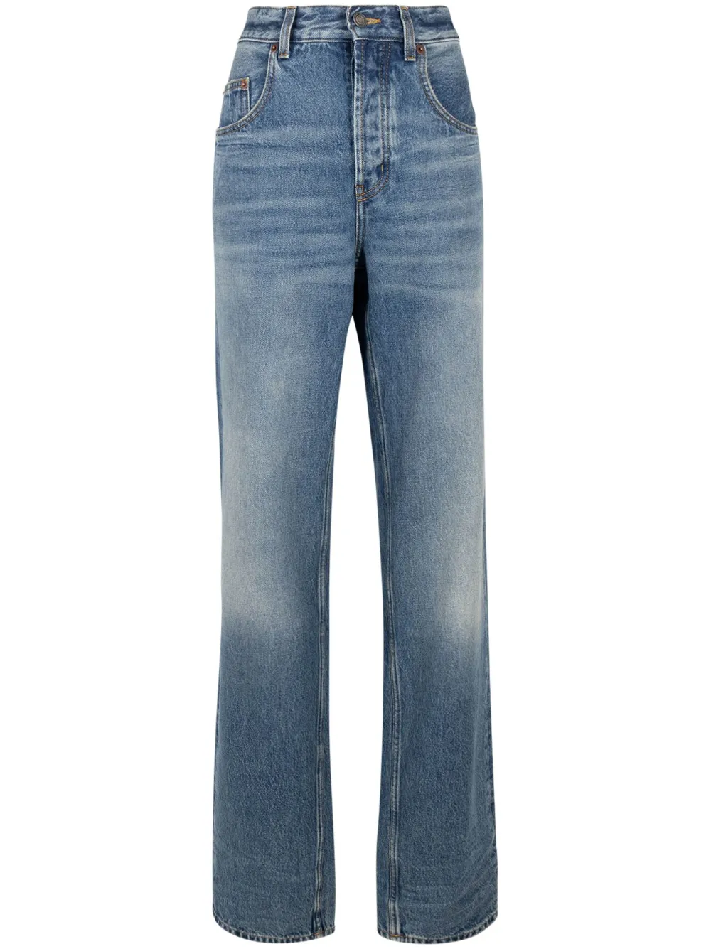 Saint Laurent Straight jeans Blauw