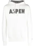 MC2 Saint Barth Aspen drawstring cotton hoodie - White