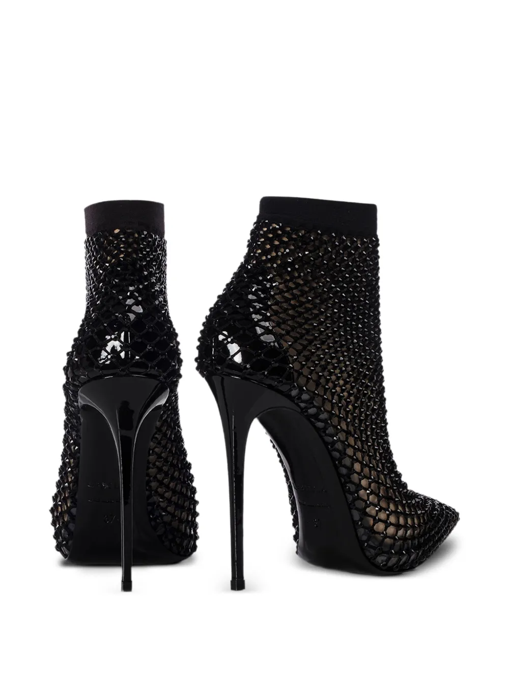  Le Silla Gilda 120mm Ankle Boots - Black 