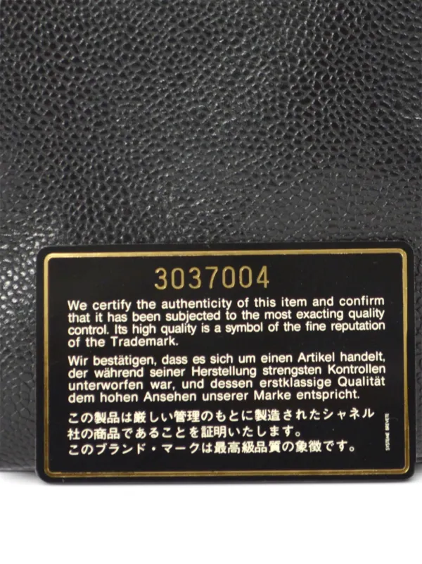 CHANEL Pre-Owned 1995 CC Tote Bag | Black | FARFETCH
