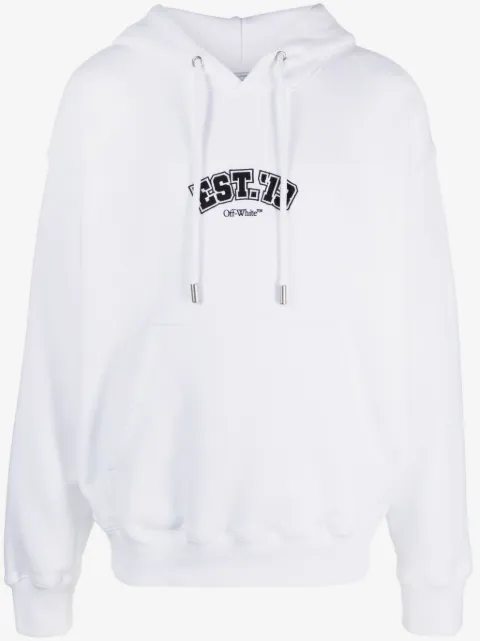 Off-White Logic Skate cotton hoodie