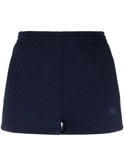 Alexander Wang metallic-threading mini shorts 