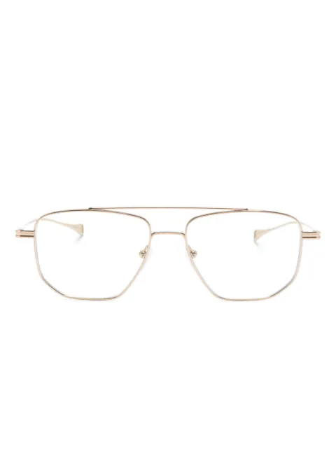Dita Eyewear matte pilot-frame glasses