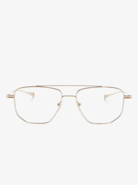 Dita Eyewear matte pilot-frame glasses