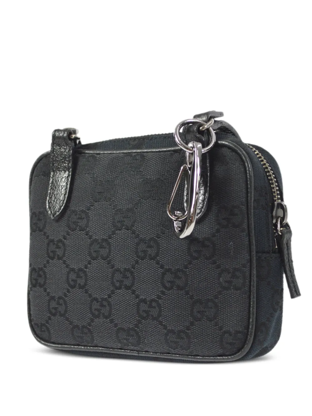 Gucci Pre-Owned 1990-2000s GG-canvas crossbody bag - Zwart