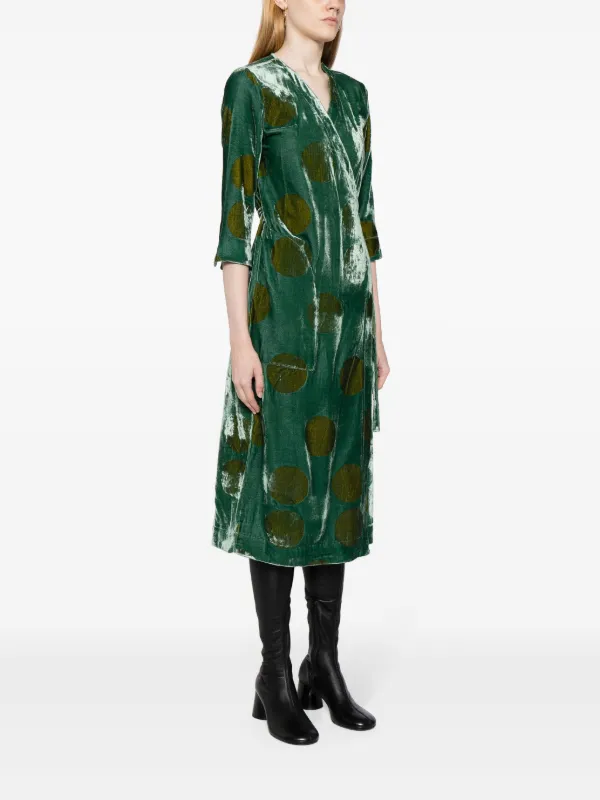 Zara velvet effect dress sale