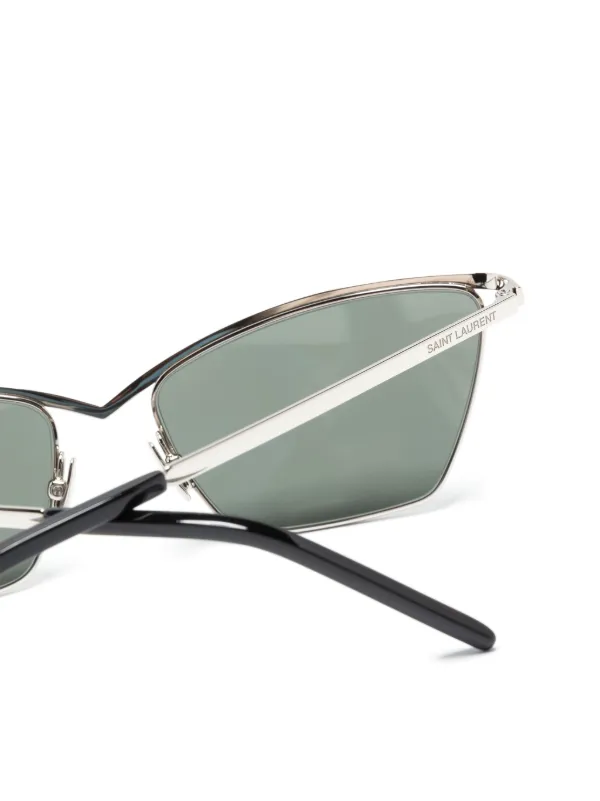 Saint Laurent Eyewear SL637 cat-eye Sunglasses | Silver  display picture 2