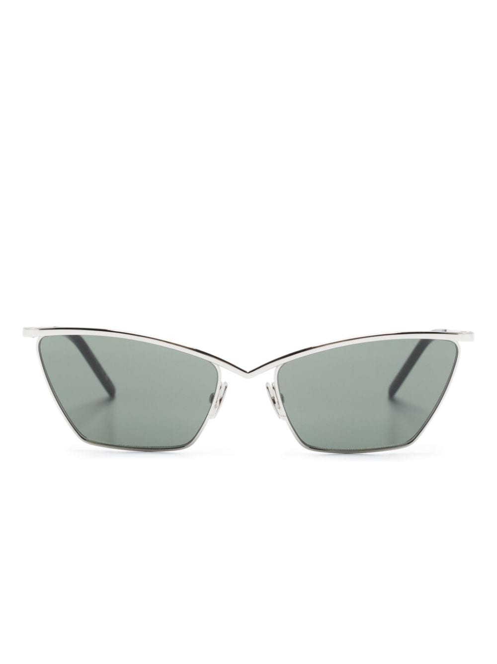 Saint Laurent Sl637 Cat-eye Sunglasses In Silver
