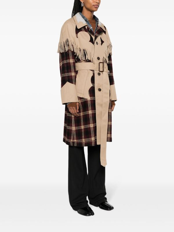 Maison margiela discount checked coat