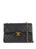 CHANEL Pre-Owned maxi Classic Flap shoulder bag - Black