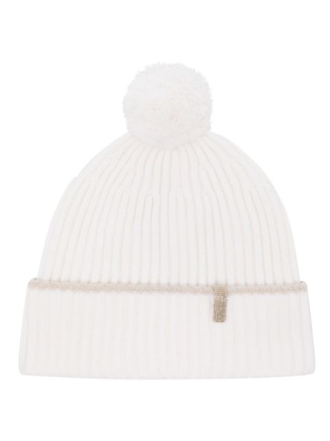 Brunello Cucinelli pompom-detail cashmere beanie Women