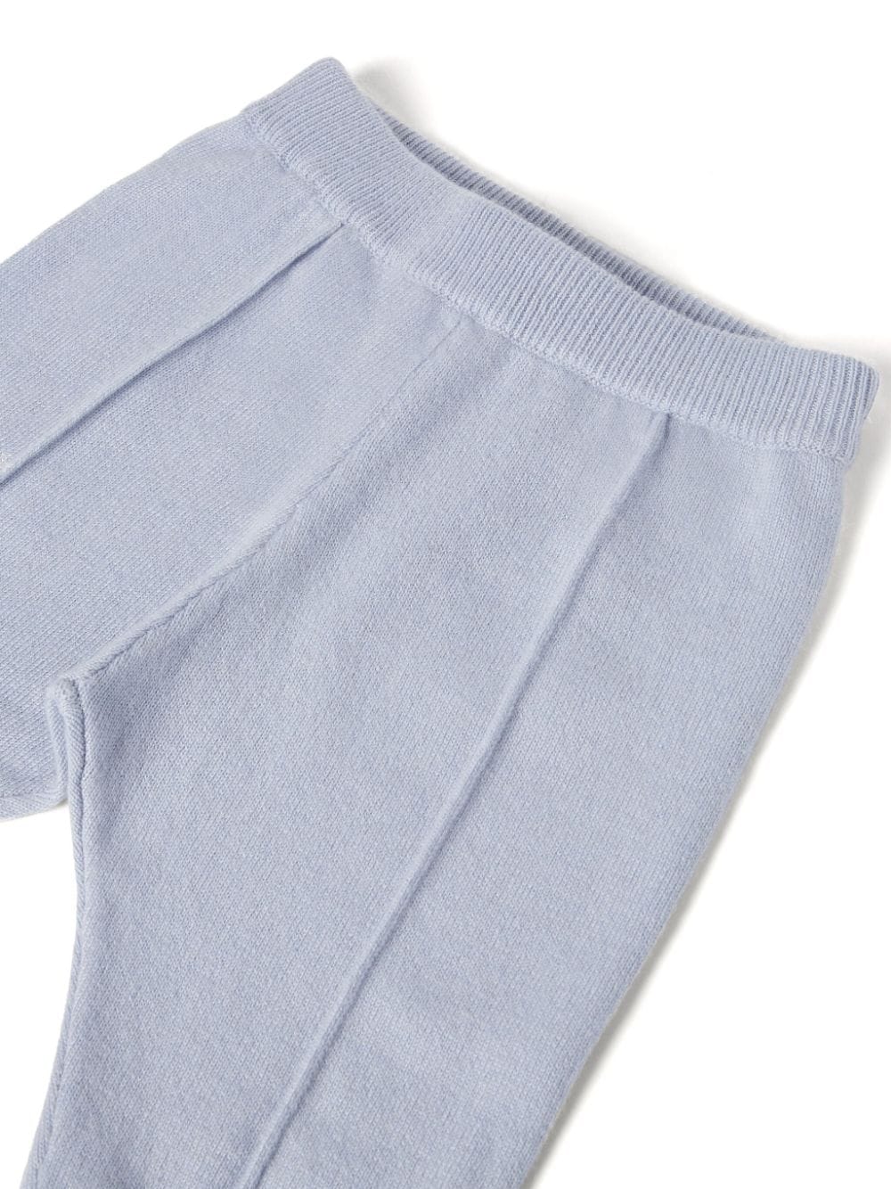 Shop Brunello Cucinelli Seam-detail Cashmere Trousers In Blue