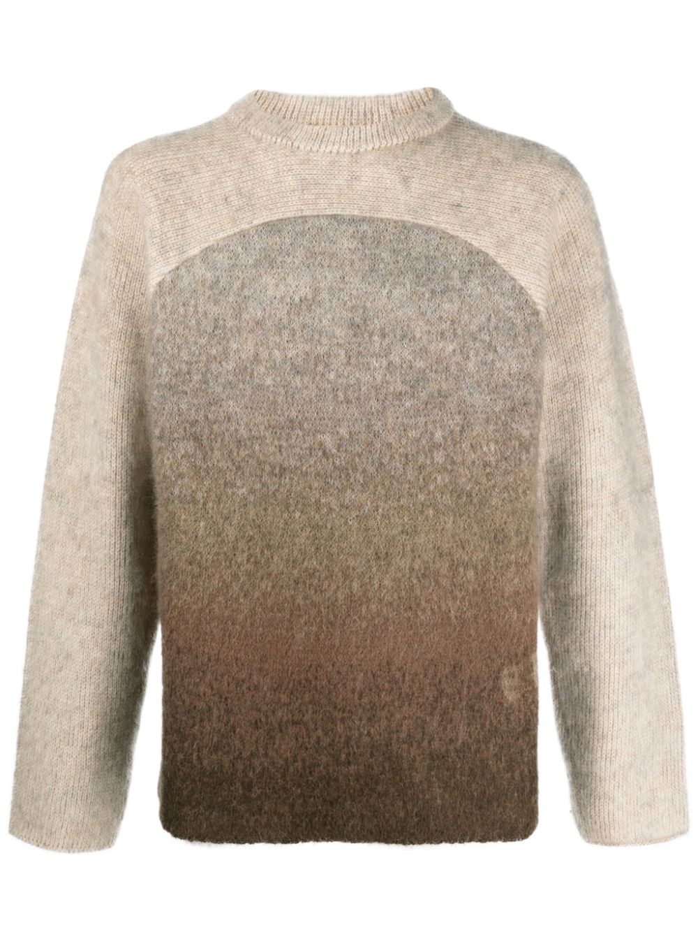 ERL OMBRÉ-EFFECT PANELLED JUMPER