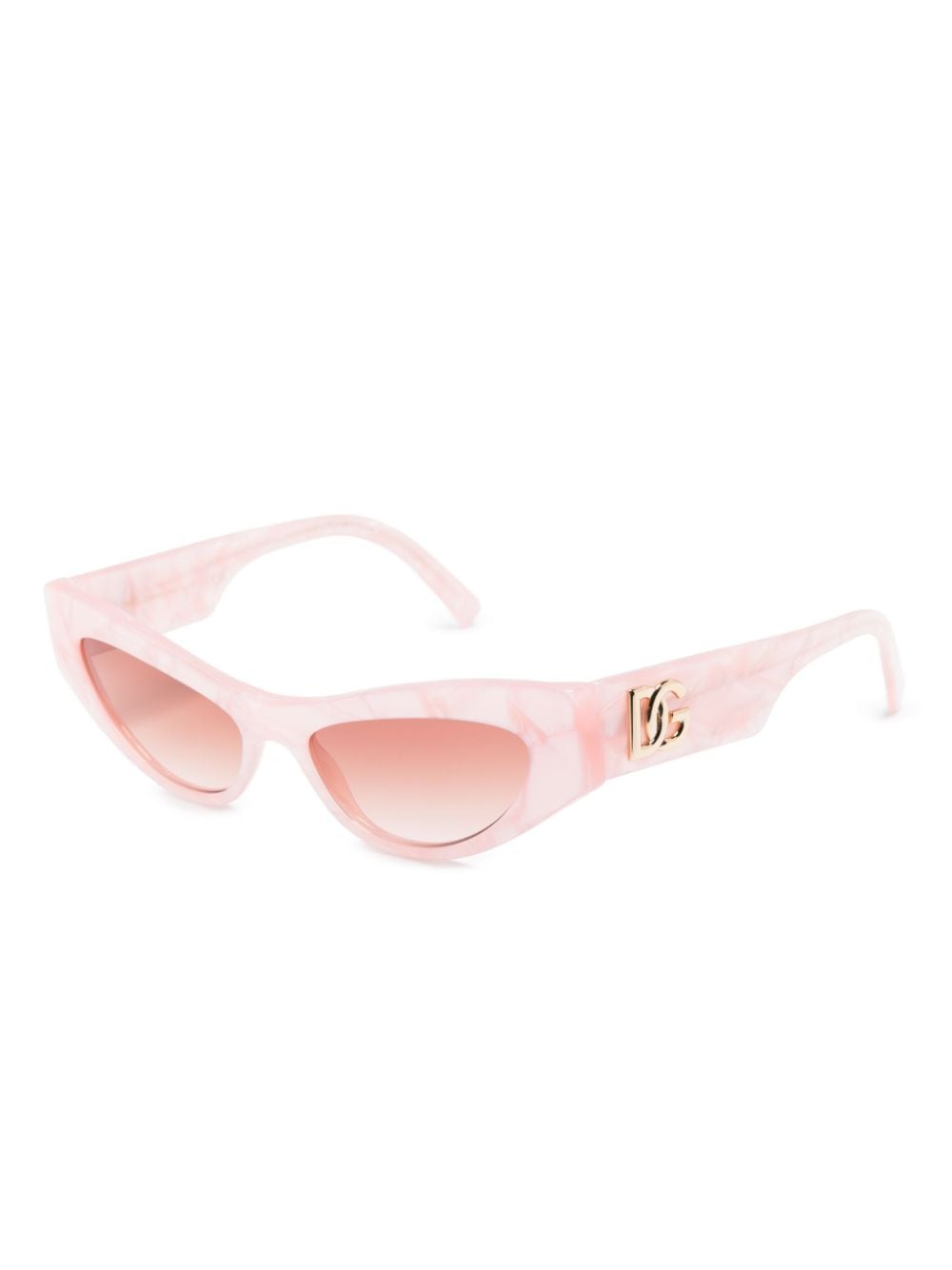 Dolce & Gabbana Eyewear pearlescent cat-eye frame sunglasses - Roze
