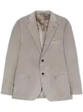 Corneliani single-breasted corduroy blazer - Grey