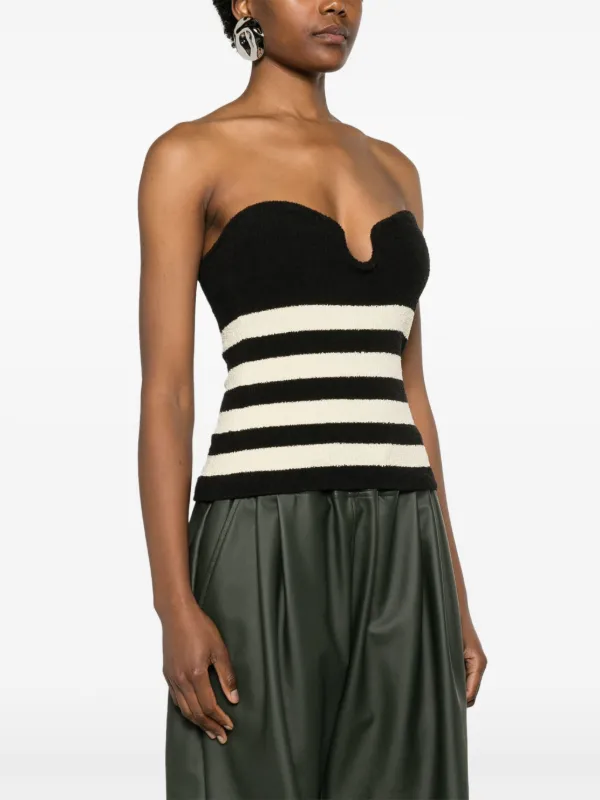 Nanushka Zessa Striped Tube Top - Farfetch