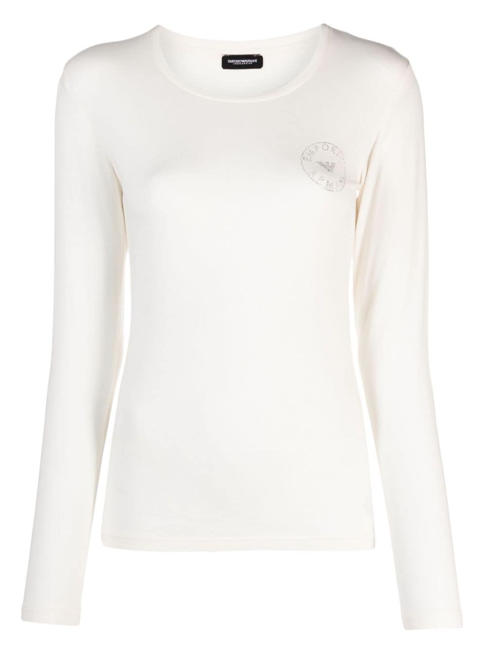 Emporio Armani T-shirt met lange mouwen Wit