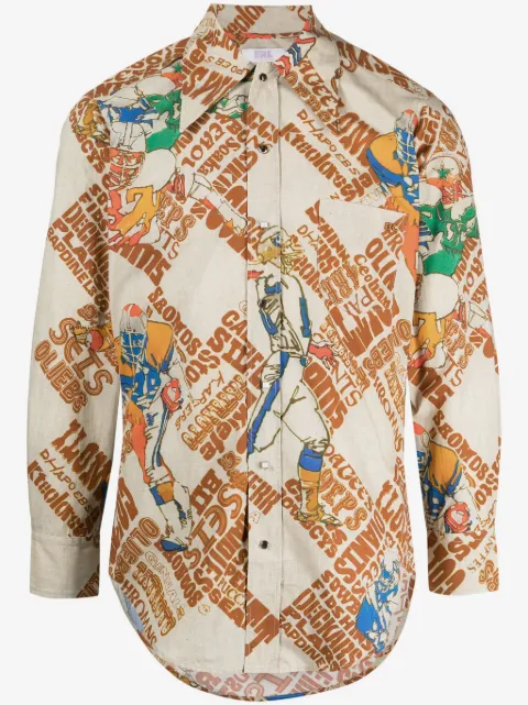 ERL graphic-print cotton shirt 