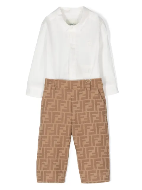 Fendi Kids FF-motif trousers set (set of two)