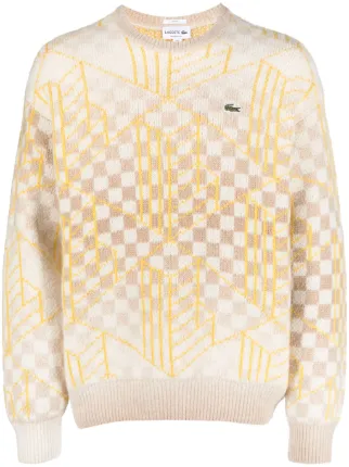 Lacoste discount sweater beige