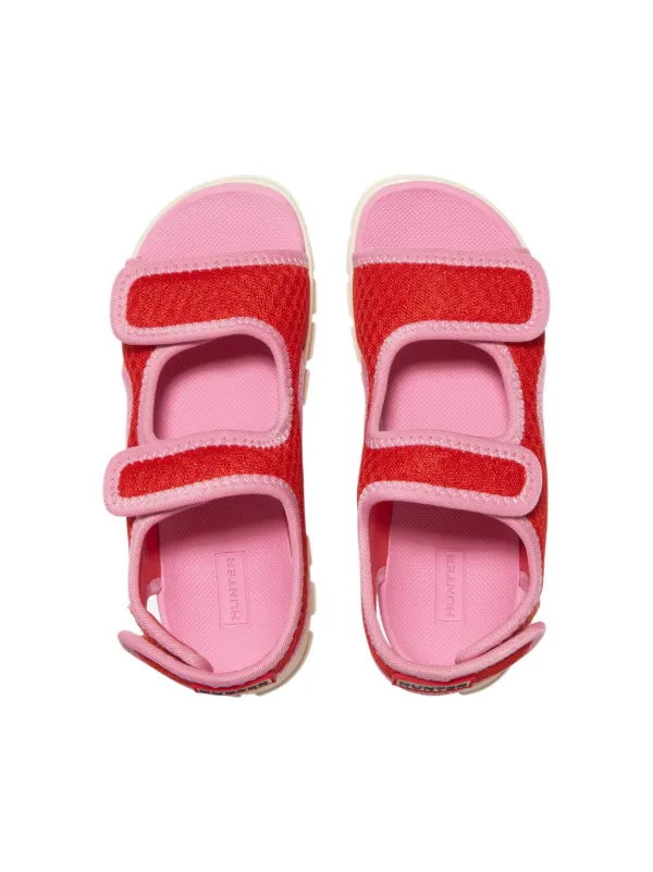 Hunter Kids logo appliqu touch strap Sandals Farfetch