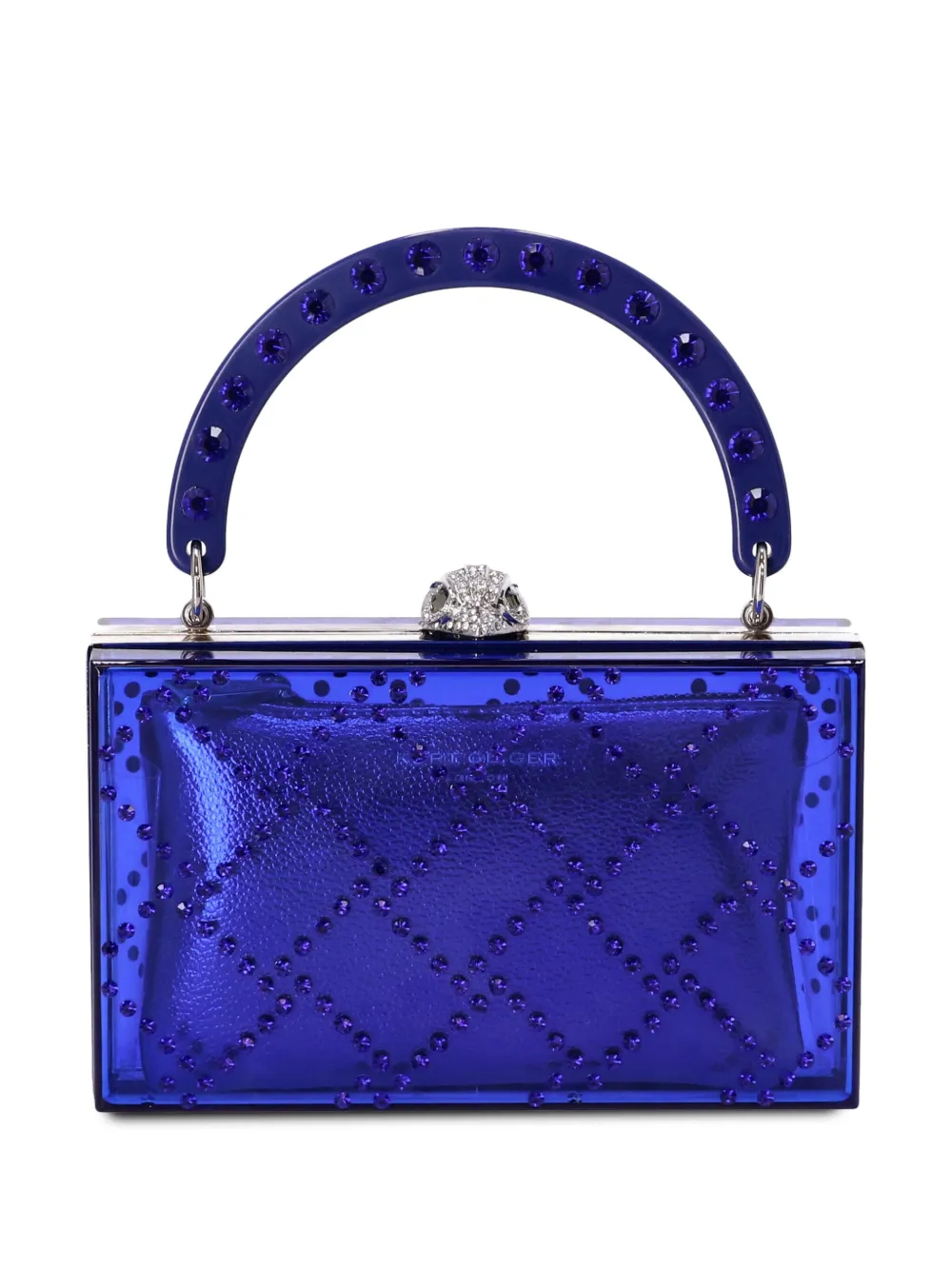 Kurt Geiger London Quilted Box Clutch Bag Farfetch