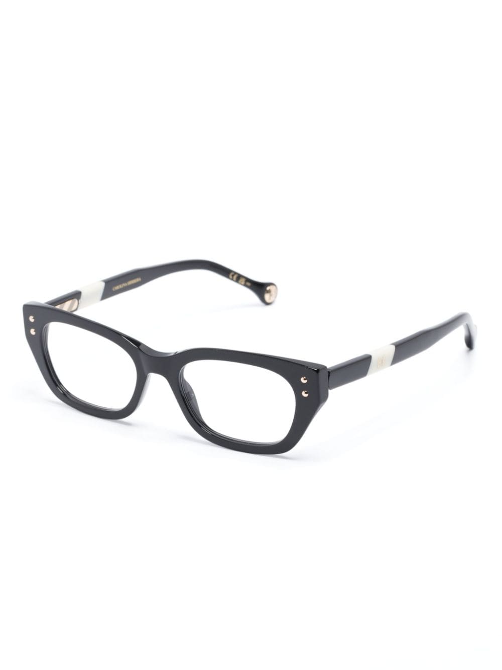 Shop Carolina Herrera Her Cat-eye Glasses In Schwarz