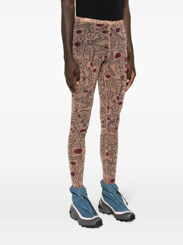 Walter Van Beirendonck Otranto グラフィック レギンス