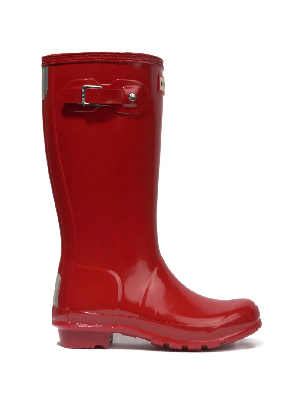 Hunter Kids buckle-detail wellington boots Rood
