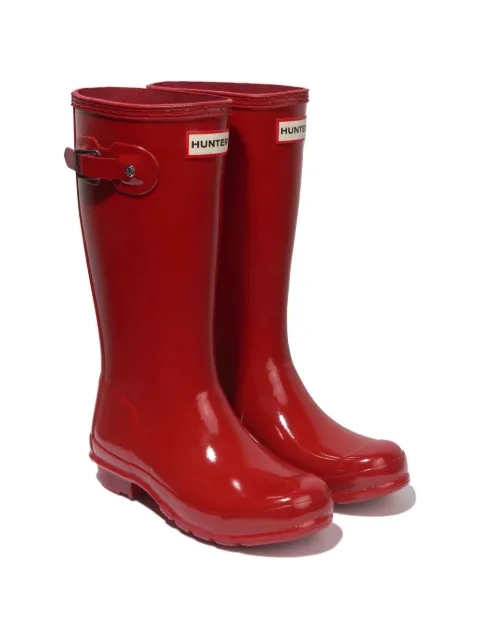 Hunter Kids buckle-detail wellington boots