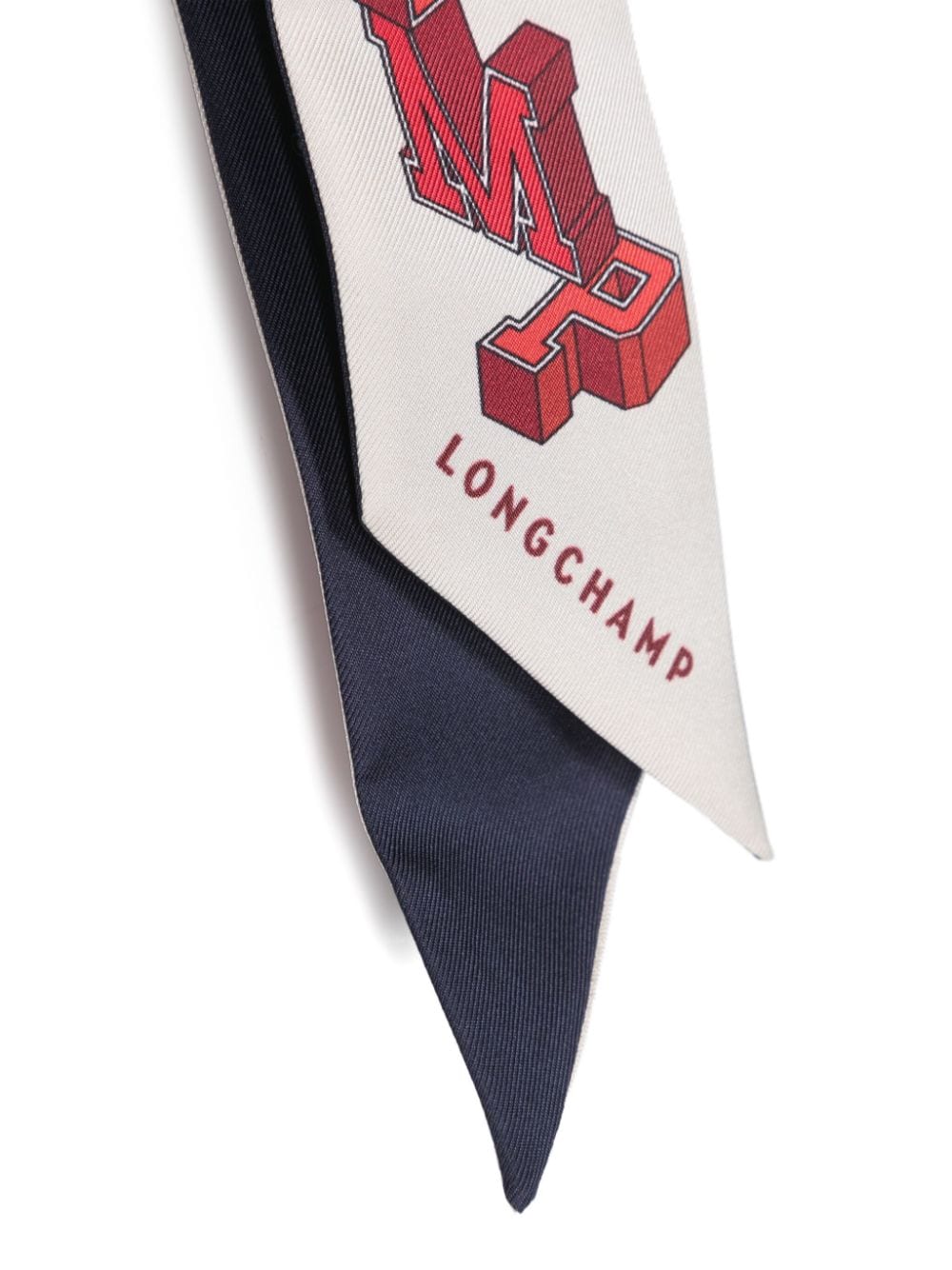 Longchamp Zijden sjaal Blauw