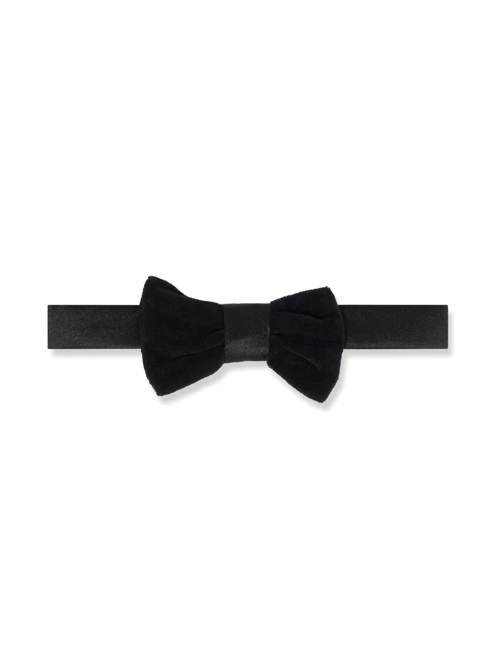 Shop Patachou Satin Bow Tie And Waistband Set In Black