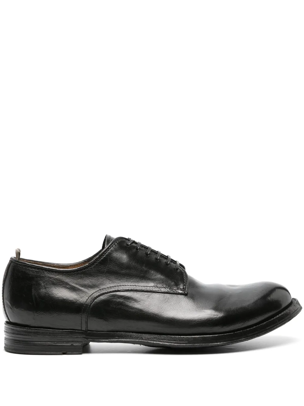 Officine Creative Anatomia 012 leather derby shoes Black