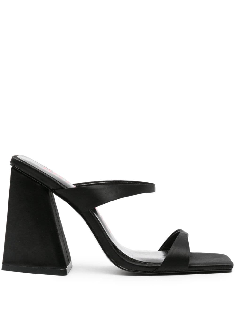 Just Cavalli Mules con punta squadrata - Nero