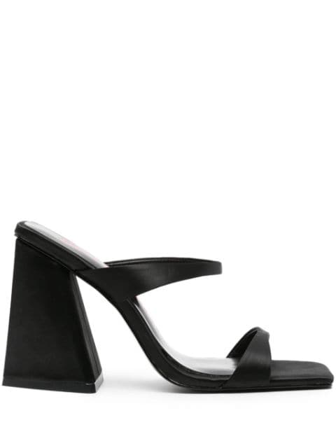 Just Cavalli 105mm square-toe mules 