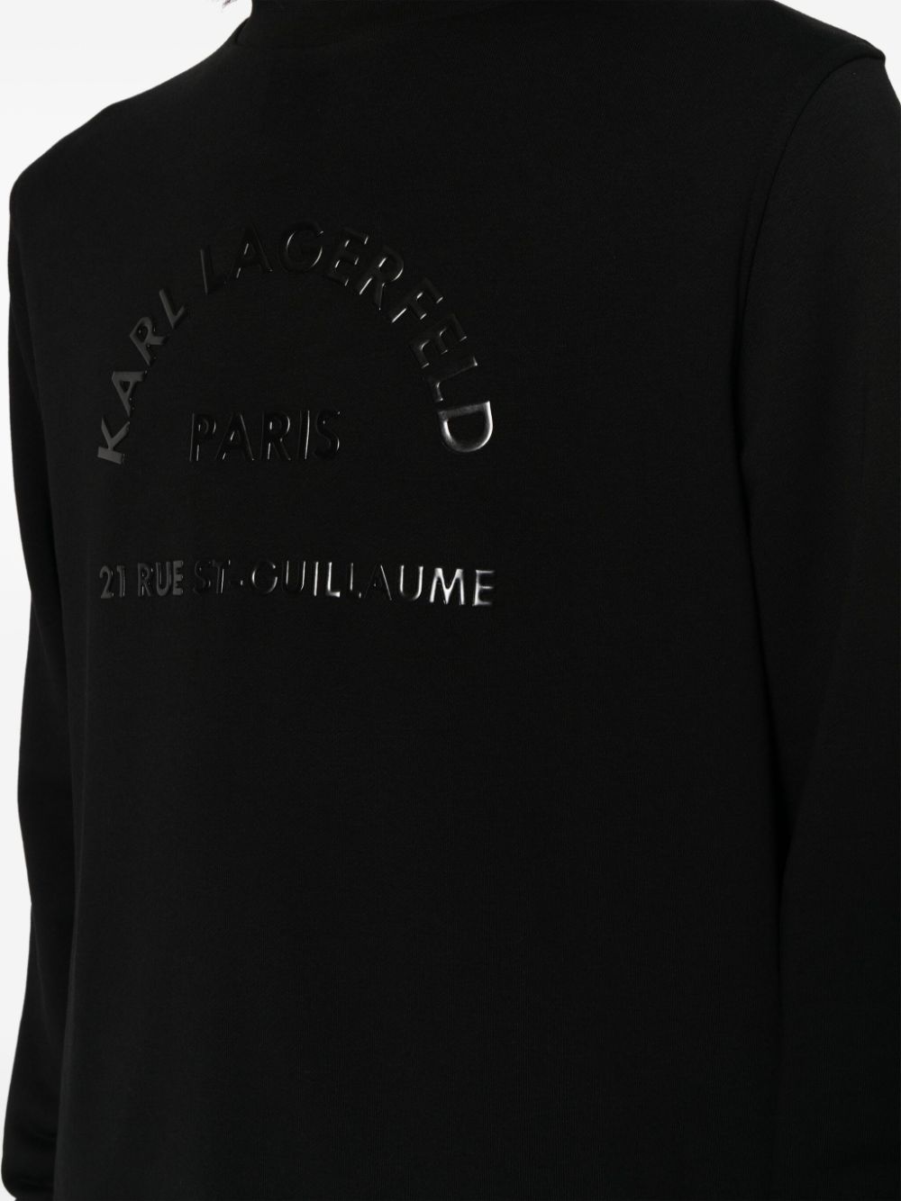 Karl Lagerfeld Sweater met logo-detail Zwart