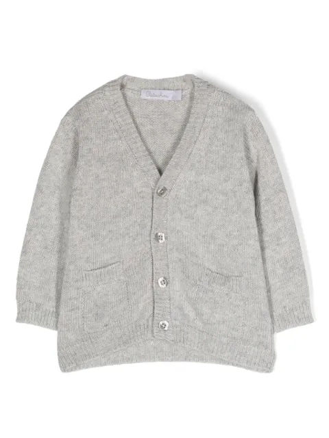 Patachou button-up knitted cardigan