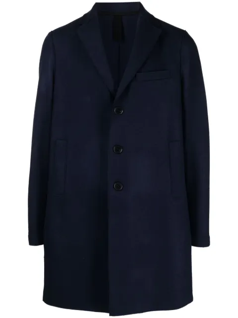 Harris Wharf London felted single-breasted coat