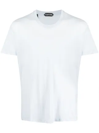 Tシャツ・カットソー TOM FORD Cotton blend t-shirt Bianco Cotton-blend jersey T-shirt in white - Tom Ford | Mytheresa