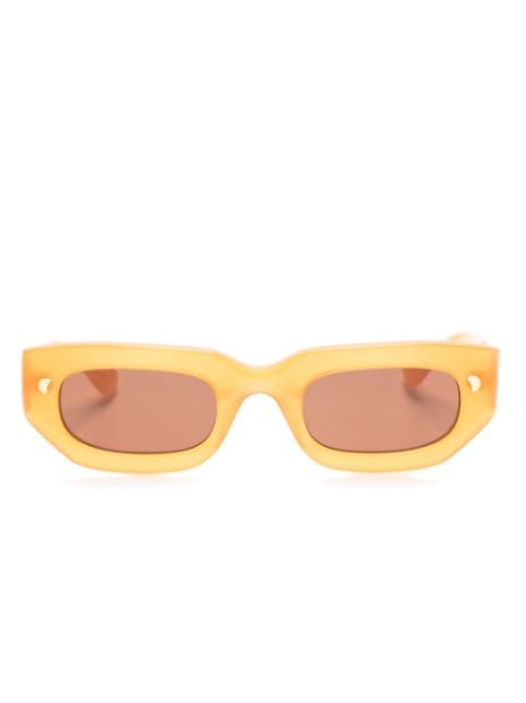 Nanushka Kadee rectangle-frame sunglasses