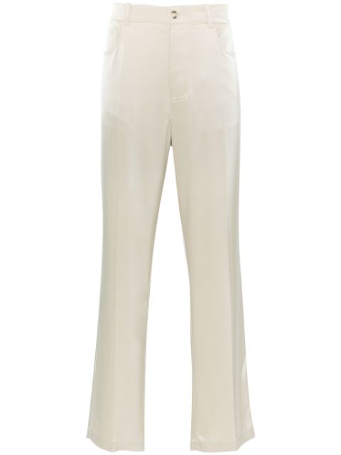 Nanushka satin straight-leg trousers Men